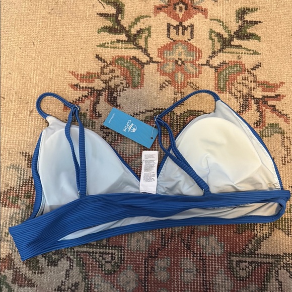 NWT Cupshe Blue Bikini Set with Adjustable Straps - Picture 2 of 3